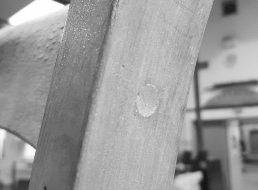 Our Chair Repair Completed with Woodworkers Mark